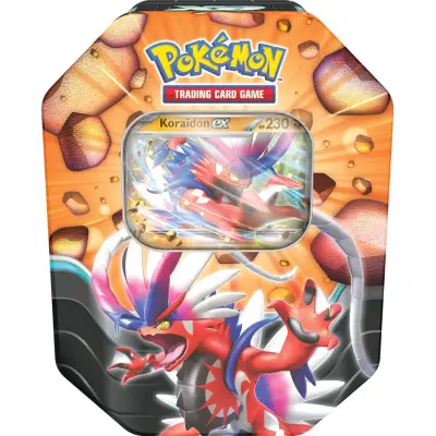 Pokemon Tin EX Slashing Legends Koraidon - Pokemon TCG -  Leksaksaffären