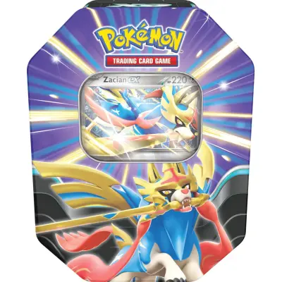 Pokemon Tin EX Slashing Legends Zaican - Pokemon TCG -  Leksaksaffären