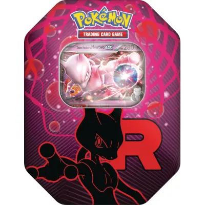 Pokemon Tin ex Team Rockets Mewtwo - Pokemon TCG -  Leksaksaffären
