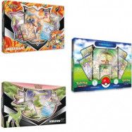 Pokémon Alolan Exeggutor Virizion Infernape V box Samlarkort