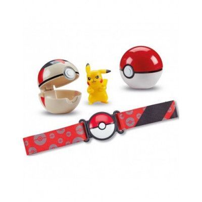 Pokémon Clip ´N Go Belt Pikachu #2 Poké Ball and Timer Ball