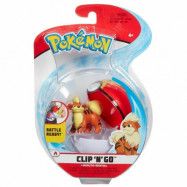 Pokémon Clip n Go Growlithe & Repeat Ball