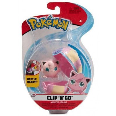 Pokémon Clip n Go Jigglypuff & Heal Ball