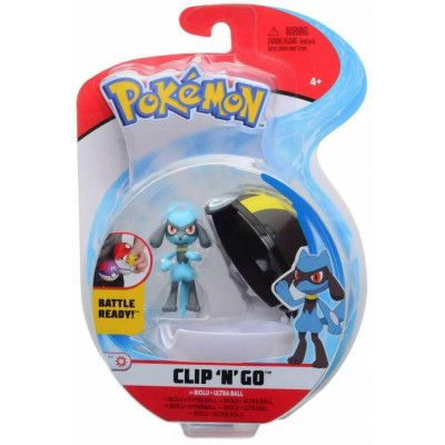 Pokémon Clip n Go Riolu & Ultra Ball