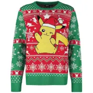 Pokémon - gaming Christmas jumper - Pikachu - Pika, Pika! - S XXL - för Herr - flerfärgad