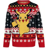 Pokémon - gaming Christmas jumper - Pikachu - XS XXL - för Herr - flerfärgad