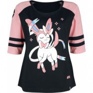 Pokémon - gaming Långärmad tröja - Feelinara - S XXL - för Dam - svart/rosa