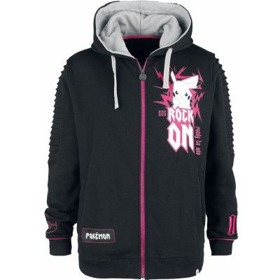 Pokémon - gaming Luvjacka - Pikachu - Rocks - S M - för Herr - svart