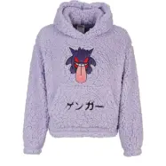 Pokémon - gaming Luvtröja - Gengar - Teddy - L XXL - för Dam - syrénlila