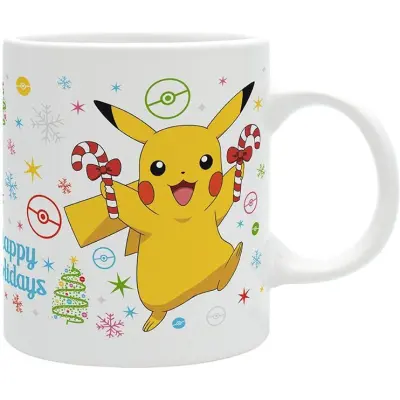 Pokémon - gaming Mugg - Pikachu Happy Holidays - för None - flerfärgad