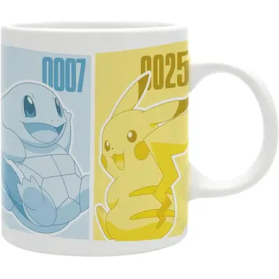 Pokémon - gaming Mugg - Pikachu & Kanto Starters - för None - flerfärgad