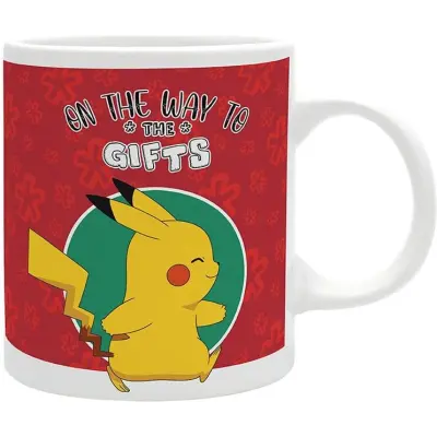 Pokémon - gaming Mugg - Pikachu On the Way to the Gifts - för None - flerfärgad