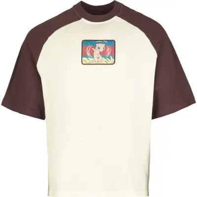 Pokémon - gaming Oversize T-shirt - Mew - S XXL - för Herr - vit/röd