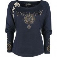 Pokémon - gaming Stickad jumper - Celestial - S XXL - för Dam - mörkblå