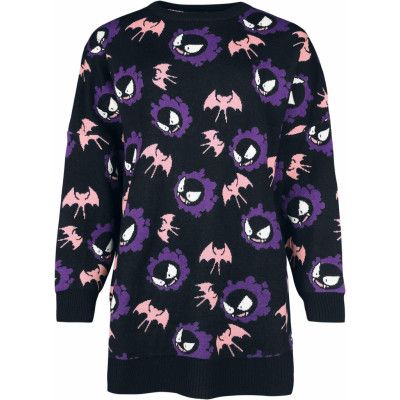 Pokémon - gaming Stickad jumper - Nebulak - S L - för Dam - flerfärgad