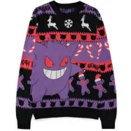 Pokémon - gaming Stickad jumper - Pokémon - Gengar - S XL - för Herr - flerfärgad