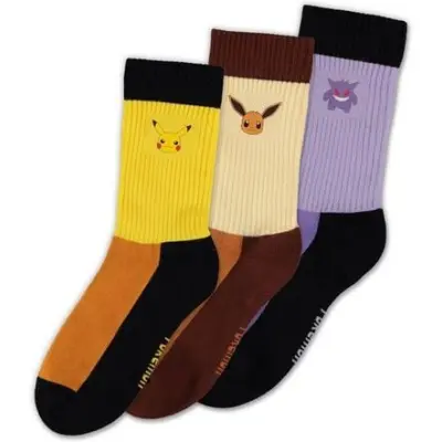 Pokémon - gaming Strumpor - EU 35-38 EU 39-42 - för Herr - flerfärgad