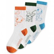 Pokémon - gaming Strumpor - Glumanda Bisasam Schiggy Socken - EU 39-42 EU 43-46 - för  flerfärgad