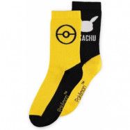 Pokémon - gaming Strumpor - Pikachu Socken - EU 39-42 EU 43-46 - för  flerfärgad