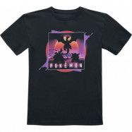 Pokémon - gaming T-shirt - Barn - Neon - 104 152 - för barn - svart