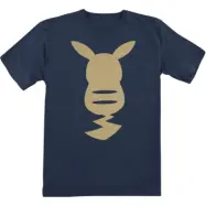 Pokémon - gaming T-shirt - Barn - Pikachu - Gold - 152 - för barn - mörkblå