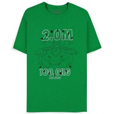 Pokémon - gaming T-shirt - Bisaflor - S XL - för Herr - grön