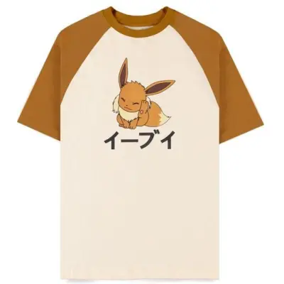 Pokémon - gaming Oversize T-shirt - Eevee - Oversize - M L - för Herr - brun