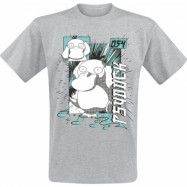 Pokémon - gaming T-shirt - Enton - S XXL - för Herr - grå