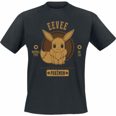 Pokémon - gaming T-shirt - Evoli - L XXL - för  svart