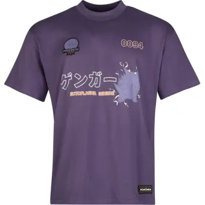 Pokémon - gaming T-shirt - Gengar #0094 - S XXL - för Herr - syrénlila