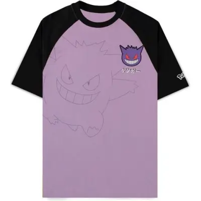 Pokémon - gaming Oversize T-shirt - Gengar - Oversize - S XXL - för Herr - syrénlila