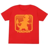 Pokémon - gaming T-shirt - Glumanda Retro Arcade - 116 - för barn - röd