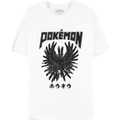 Pokémon - gaming T-shirt - Ho-oh - S XXL - för Herr - vit