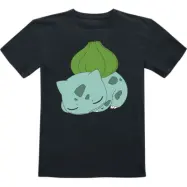 Pokémon - gaming T-shirt - Kids - Bisasam - Sleeping - 128 164 - för barn - svart