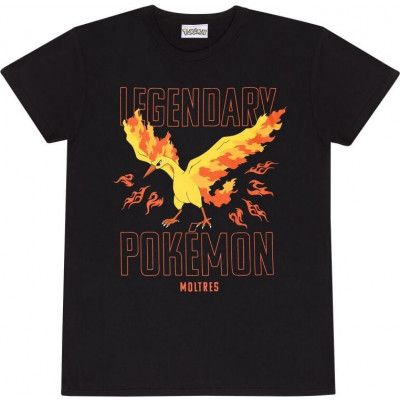 Pokémon - gaming T-shirt - Legendary Moltres - M XXL - för  svart