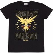 Pokémon - gaming T-shirt - Legendary Zapdos - S XXL - för  svart