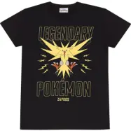 Pokémon - gaming T-shirt - Legendary Zapdos - M XXL - för  svart