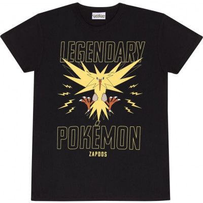 Pokémon - gaming T-shirt - Legendary Zapdos - M XXL - för  svart