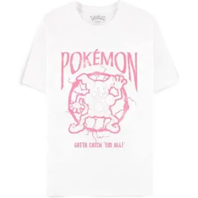Pokémon - gaming T-shirt - Mr. Mime - S XXL - för Herr - vit
