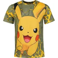 Pokémon - gaming T-shirt - Pikachu Lightning - S XL - för Herr - flerfärgad