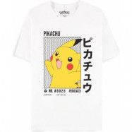 Pokémon - gaming T-shirt - Pikachu - S XXL - för Herr - vit