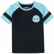 Pokémon - gaming T-shirt - Schiggy - 122/128 170/176 - för barn - svart/blå