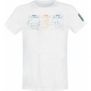 Pokémon - gaming T-shirt - Starters - S XXL - för Herr - vit