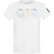 Pokémon - gaming T-shirt - Starters - S XXL - för Herr - vit