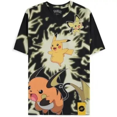 Pokémon - gaming T-shirt - Team Pokémon - S M - för Herr - flerfärgad