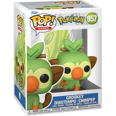 Pokémon - Grookey - Ouistempo - Chimpep vinylfigur 957 - Funko Pop! - Funko Shop Europe