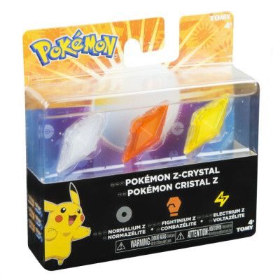Pokémon - Nintendo 3DS - Z-Crystal (Normalium Z, Fightinum Z&Electrium Z)