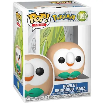 Pokémon - Rowlet Brindibou Bauz Vinyl Figur 1092 - Funko Pop! - Funko Shop Europe