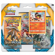 Pokémon Sun & Moon Trippelblister Litten 30 st Samlarkort