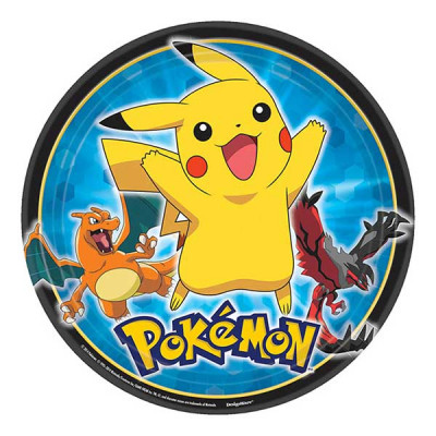 Pokémon Tallrikar - 8-pack